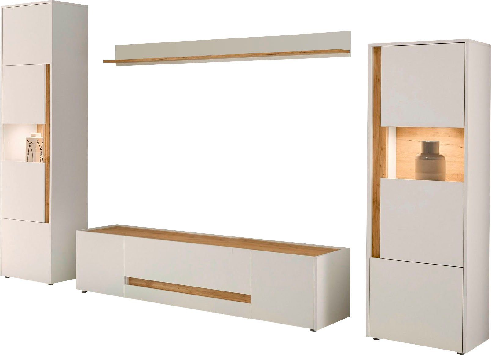 INOSIGN Wohnwand "City/Giron, moderne Anbauwand, Komplettset in vielen Farb günstig online kaufen