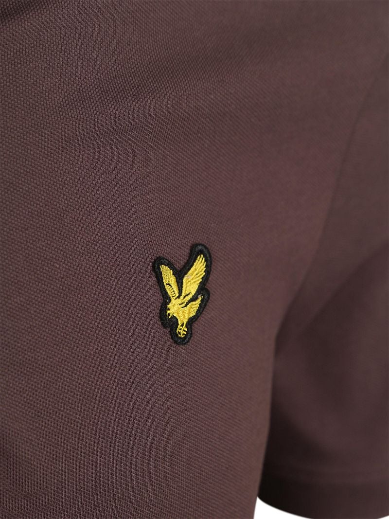 Lyle und Scott Polo Plain Espresso - Größe XXL günstig online kaufen