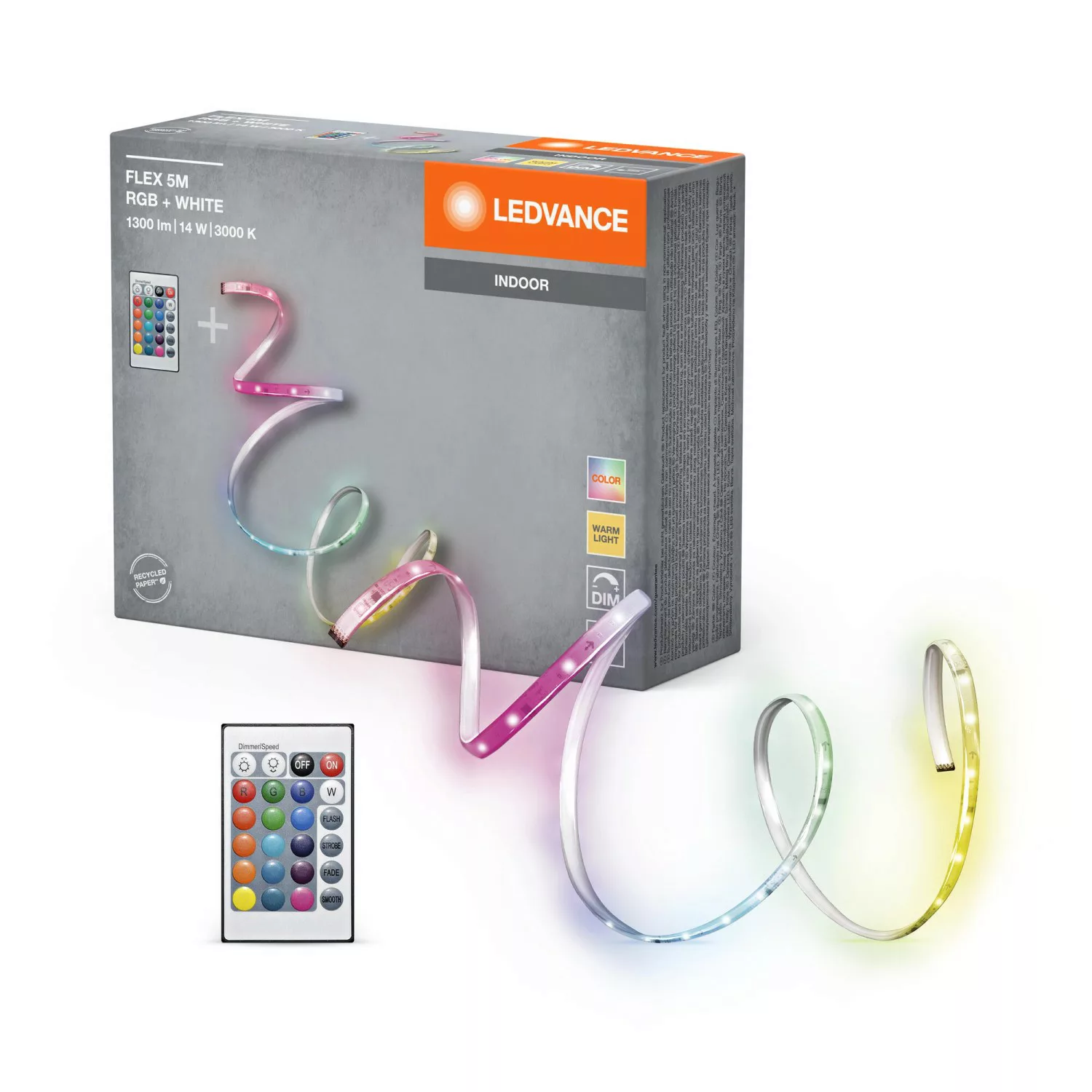 LEDVANCE Flex Remote LED-Strip IP20 RGBW, 5m günstig online kaufen