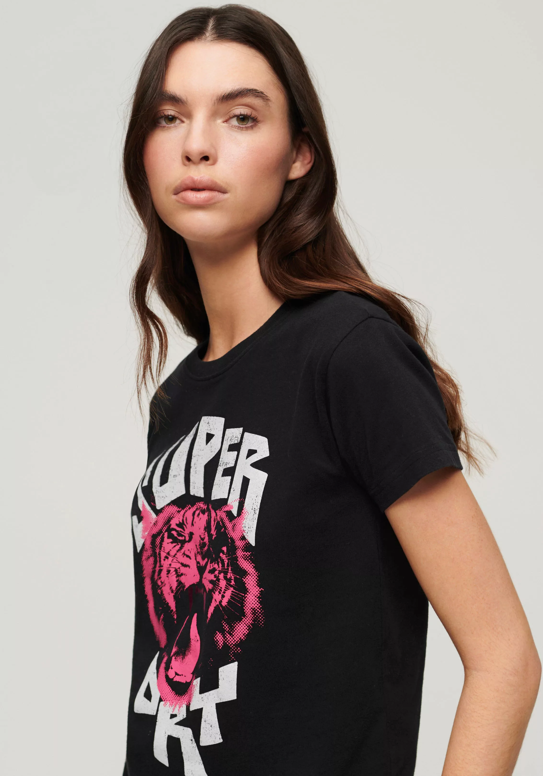 Superdry Kurzarmshirt "LO-FI ROCK GRAPHIC FITTED TEE" günstig online kaufen