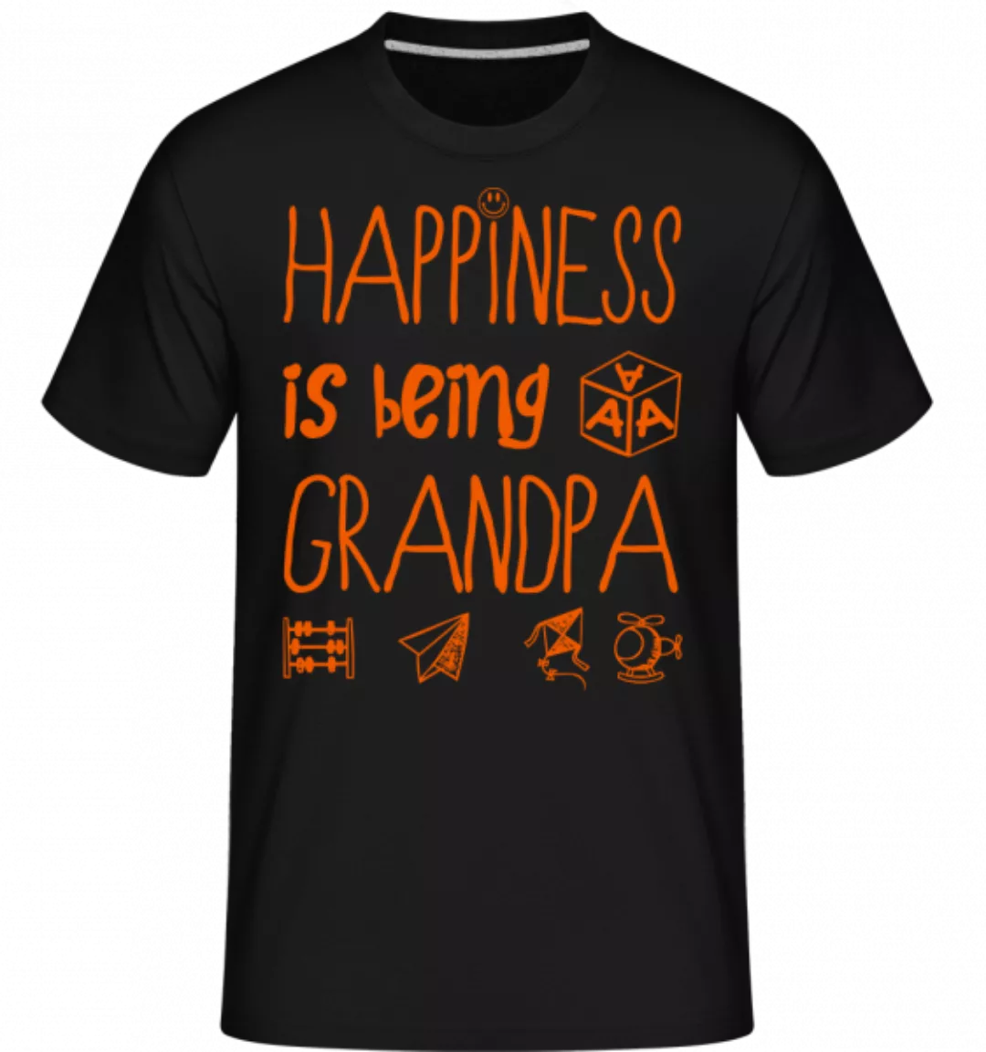 Happiness Is Beeing Grandpa · Shirtinator Männer T-Shirt günstig online kaufen