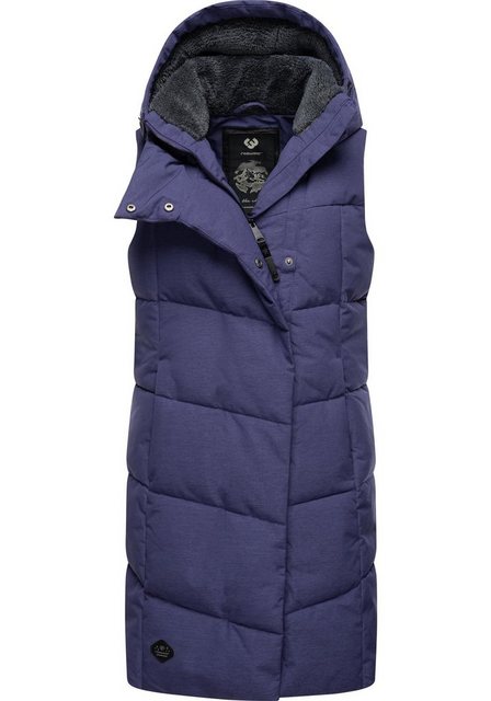 Ragwear Steppweste Pavla Vest stylische Winterweste mit Teddyfutter und Kap günstig online kaufen