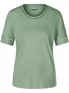 Rundhals-Shirt Frida Green Cotton grün günstig online kaufen