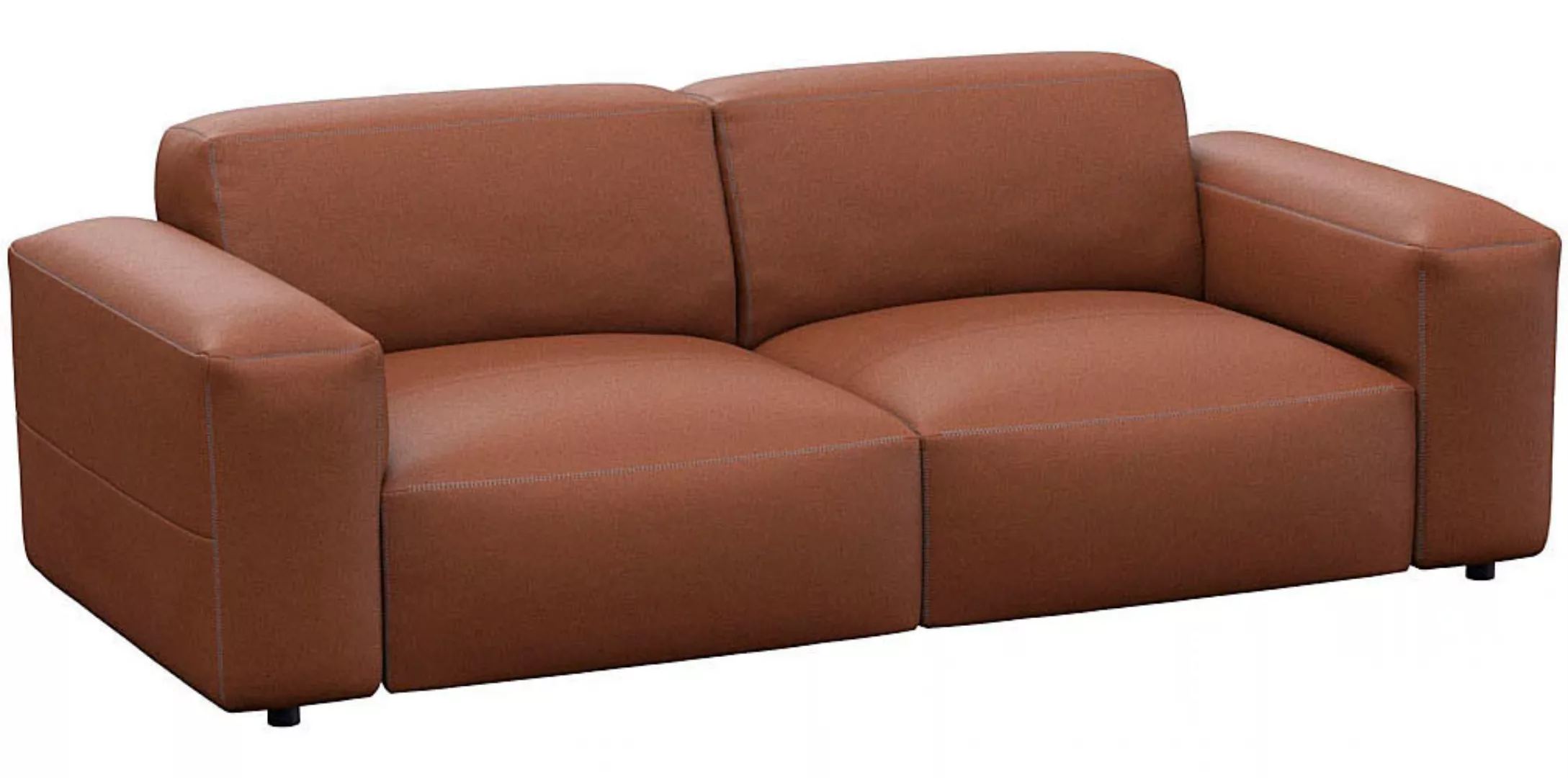 FLEXLUX 2,5-Sitzer »Lucera Sofa«, modern & anschmiegsam, Kaltschaum, Stahl- günstig online kaufen