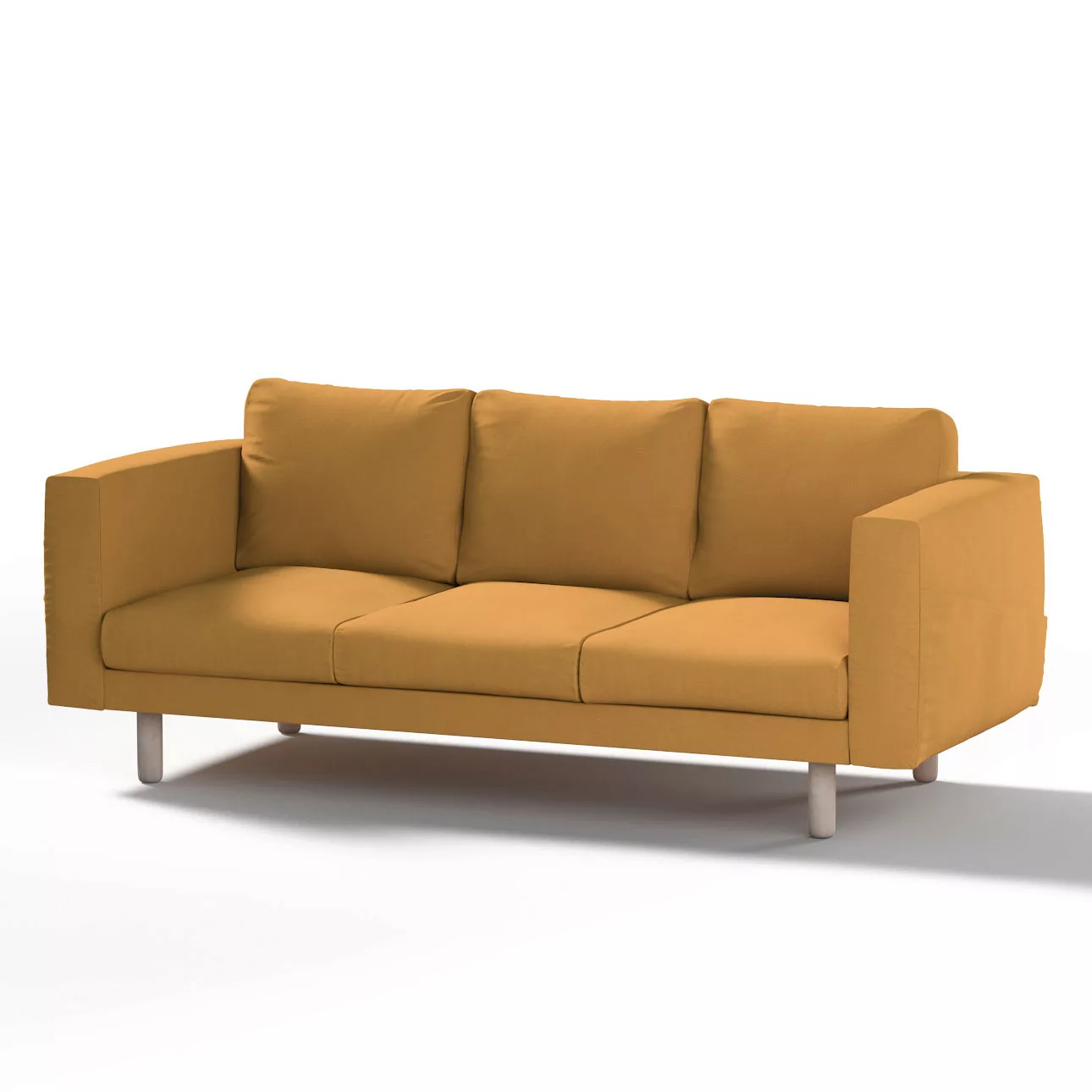 Bezug für Norsborg 3-Sitzer Sofa, senffarbe, Norsborg 3-Sitzer Sofabezug, E günstig online kaufen