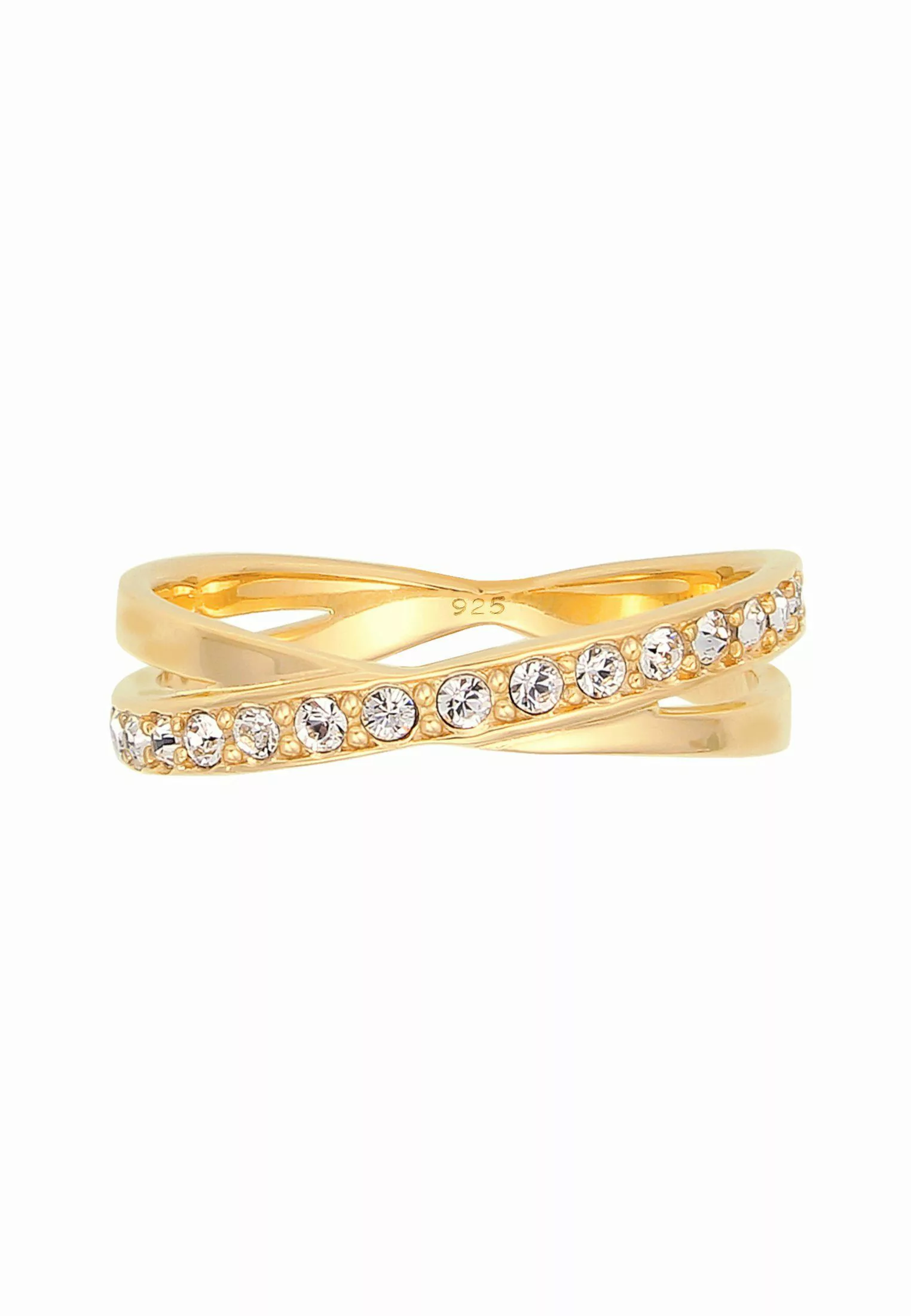 Elli Fingerring Neuheit Wickelring Kristalle 925 günstig online kaufen