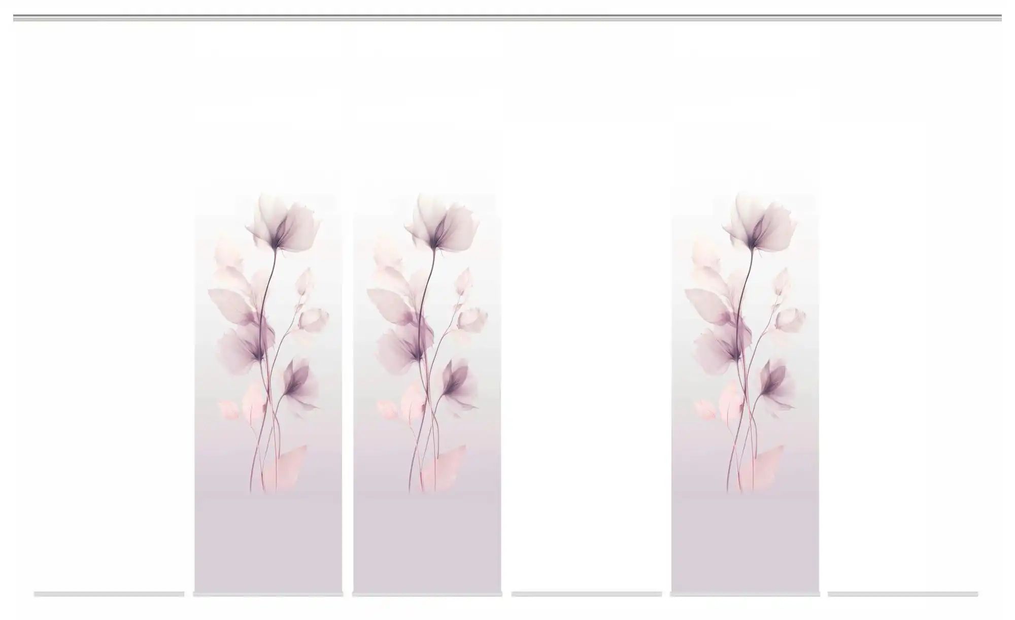 HOME Wohnideen Schiebevorhang   ¦ lila/violett ¦ Synthetik ¦ Maße (cm): B: günstig online kaufen