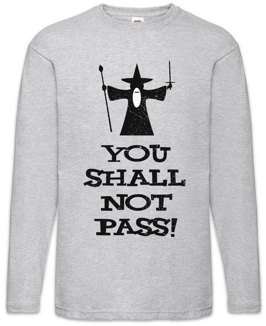 Urban Backwoods Langarmshirt You Shall Not Pass Langarm T-Shirt Lord Herr M günstig online kaufen