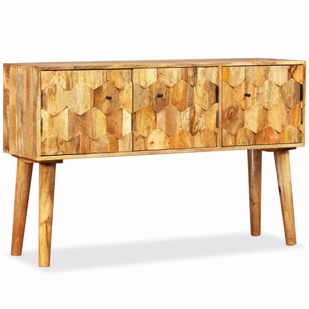 Sideboard Mangoholz Massiv 118 X 35 X 75 Cm günstig online kaufen