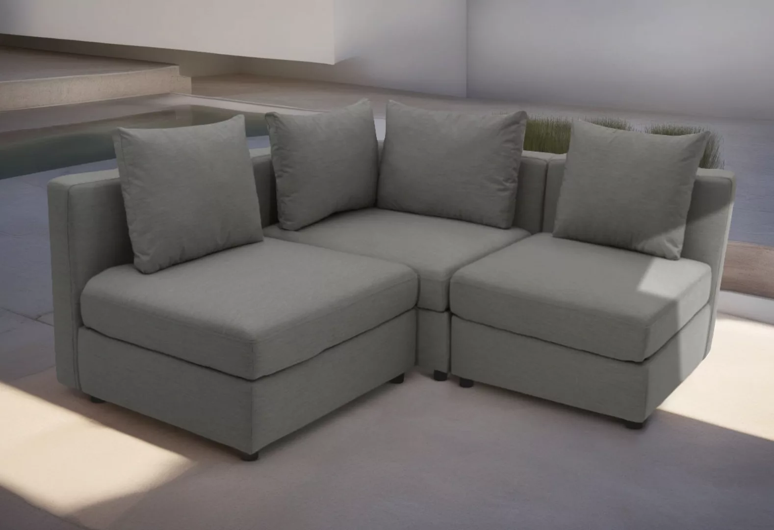 DOMO collection Ecksofa Solskin, individuell erweiterbar/kombinierbar L-For günstig online kaufen