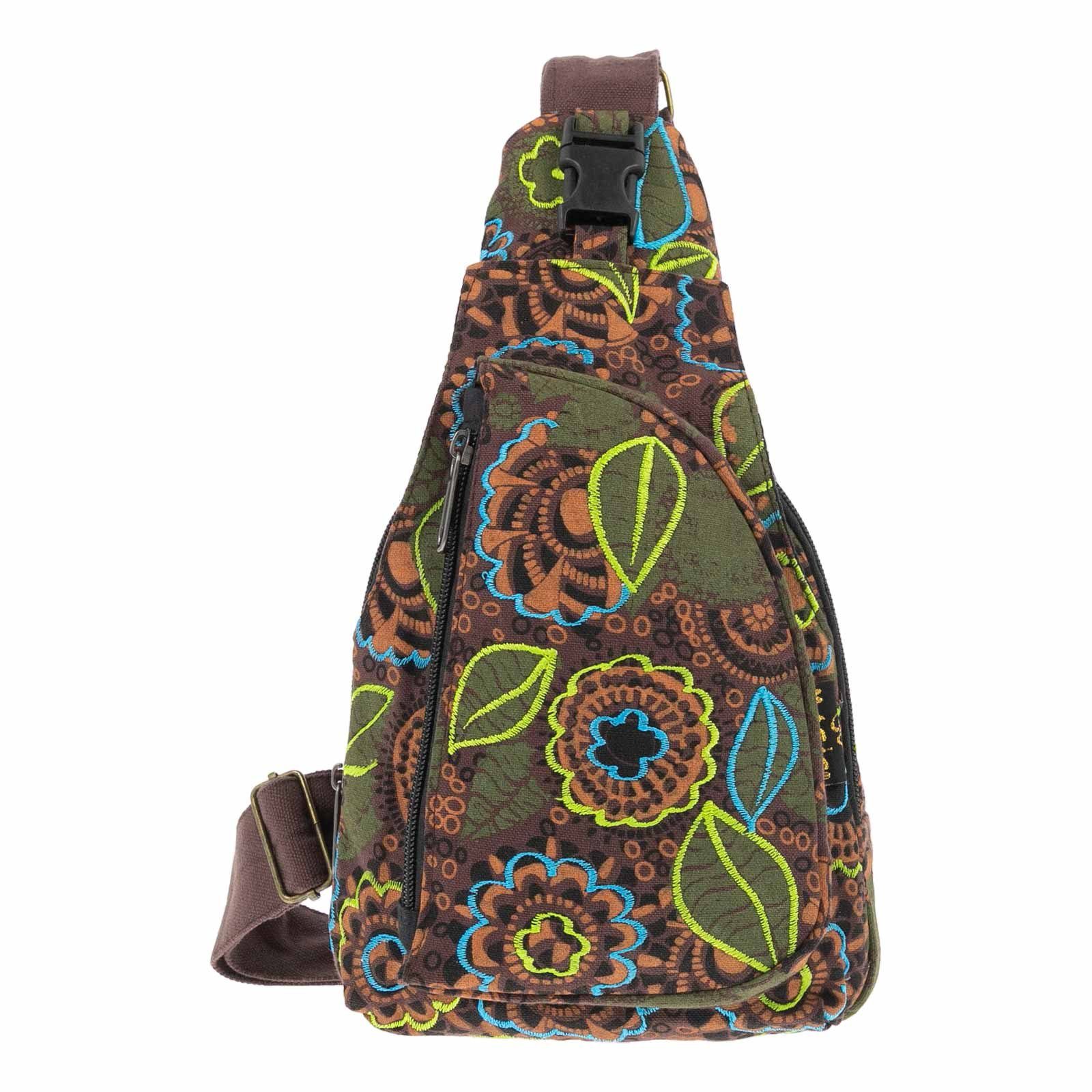 KUNST UND MAGIE Schultertasche Slingbag Brusttasche günstig online kaufen