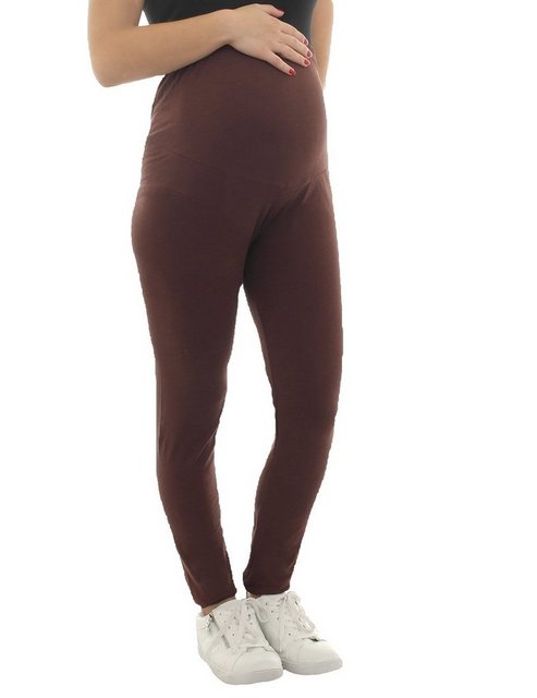 F&K-Mode Umstandsleggings Umstand Hose Leggings lang Baumwolle günstig online kaufen