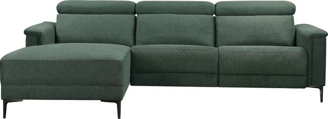 Places of Style Ecksofa Lund, L-Form, 261cm, mit man. o. elektr. Relaxfunkt günstig online kaufen