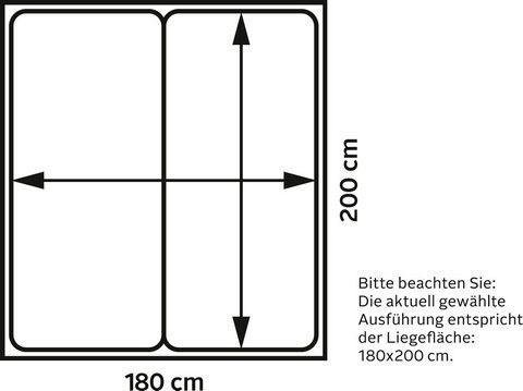 Westfalia Schlafkomfort Boxspringbett, wahlweise mit Bettkasten und 2 Matra günstig online kaufen