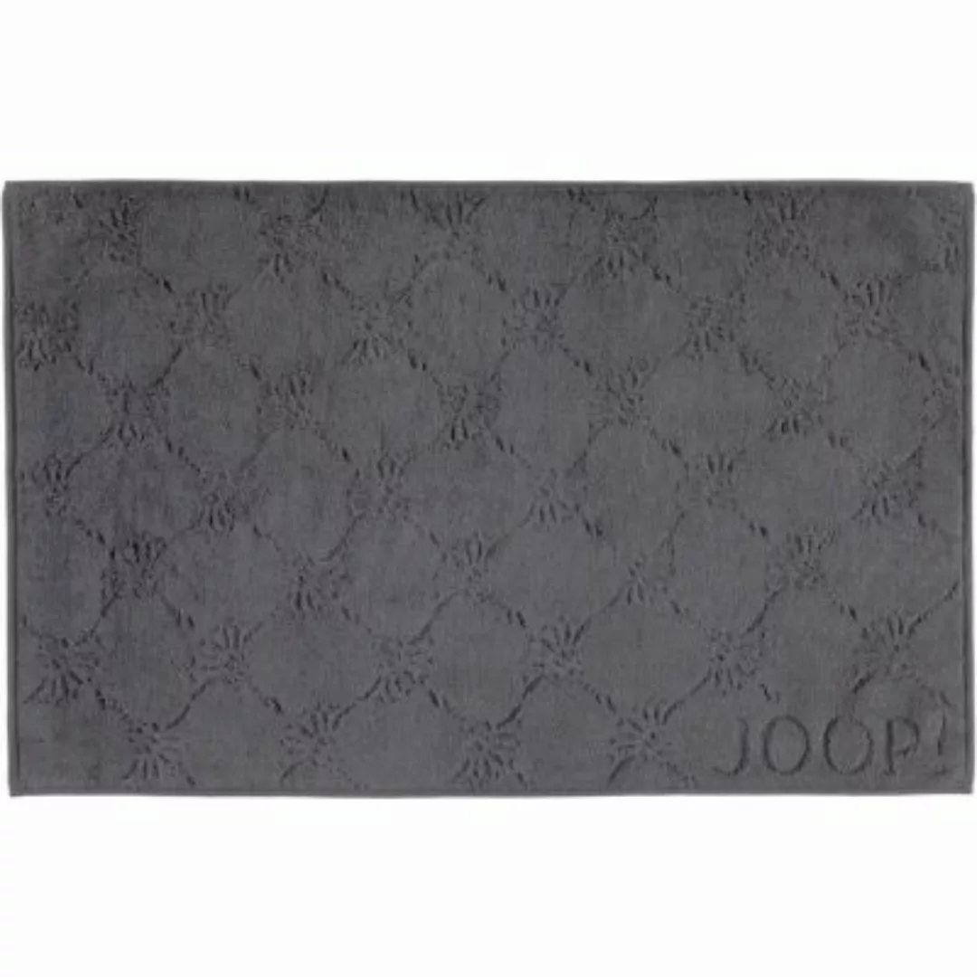 JOOP! Badematte Uni Cornflower 1670 anthrazit - 774 50x80 cm Badematten gra günstig online kaufen
