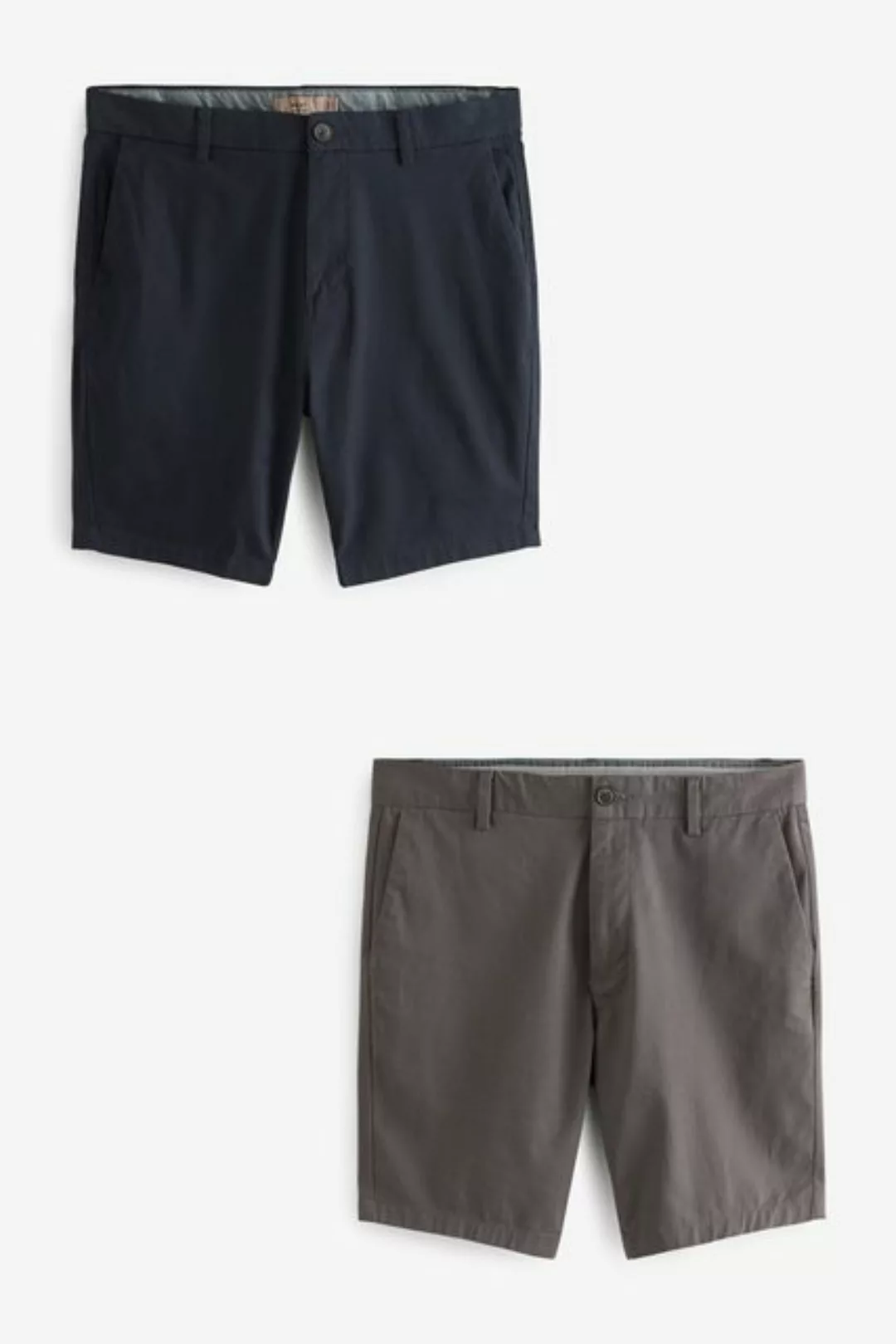 Next Chinoshorts 2er-Pack Skinny Fit Chinoshorts mit Stretch (2-tlg) günstig online kaufen