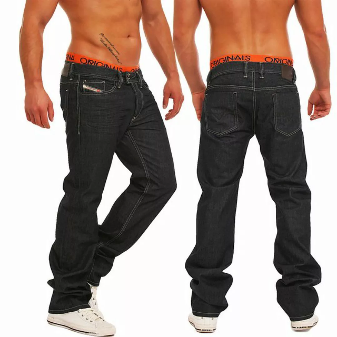 Diesel Regular-fit-Jeans Diesel Herren Viker-R-Box 0088Z 5-Pocket-Style, oh günstig online kaufen