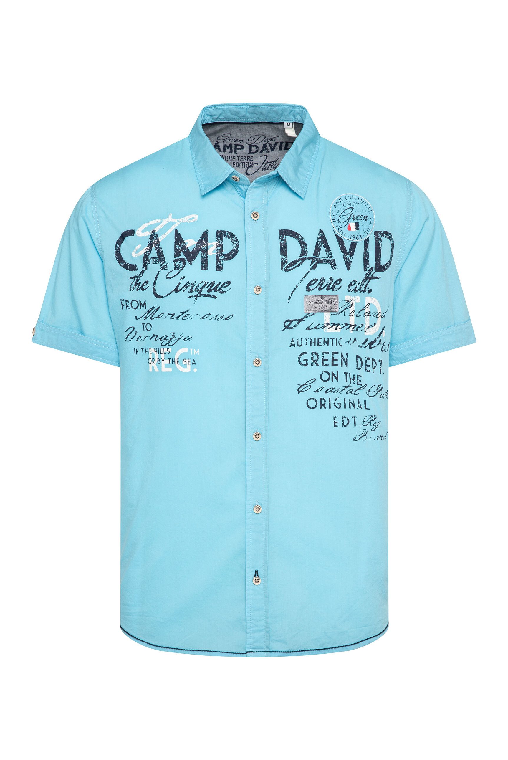 CAMP DAVID Kurzarmhemd, mit Kentkragen günstig online kaufen