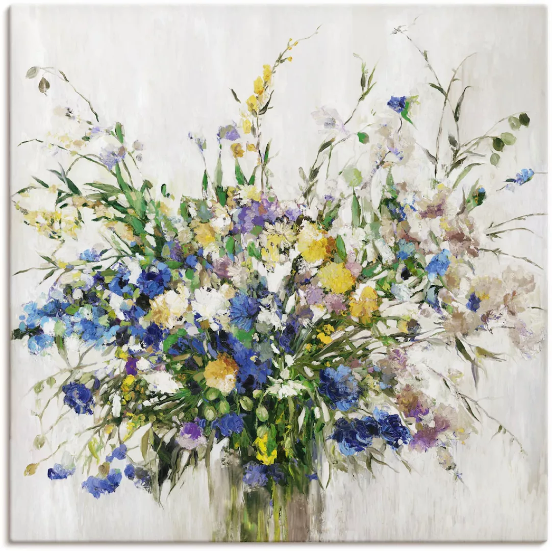 Artland Wandbild "Wildblumenstrauß", Blumenbilder, (1 St.), als Leinwandbil günstig online kaufen