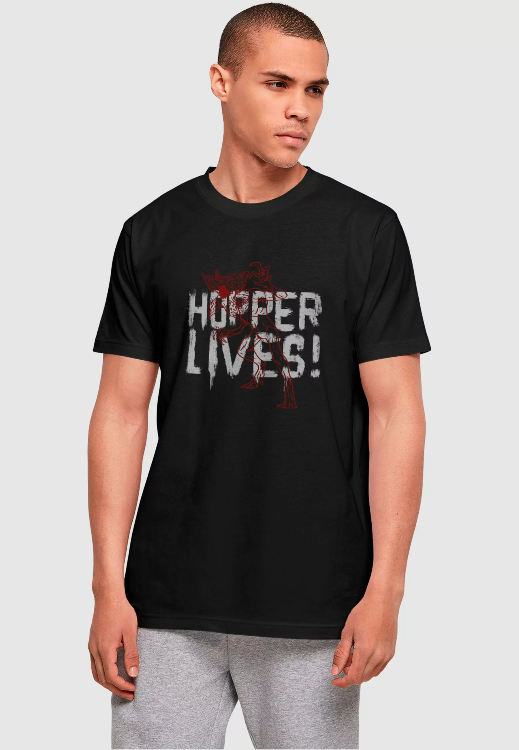 ABSOLUTE CULT T-Shirt "ABSOLUTE CULT Herren Stranger Things - Hoppers Live günstig online kaufen