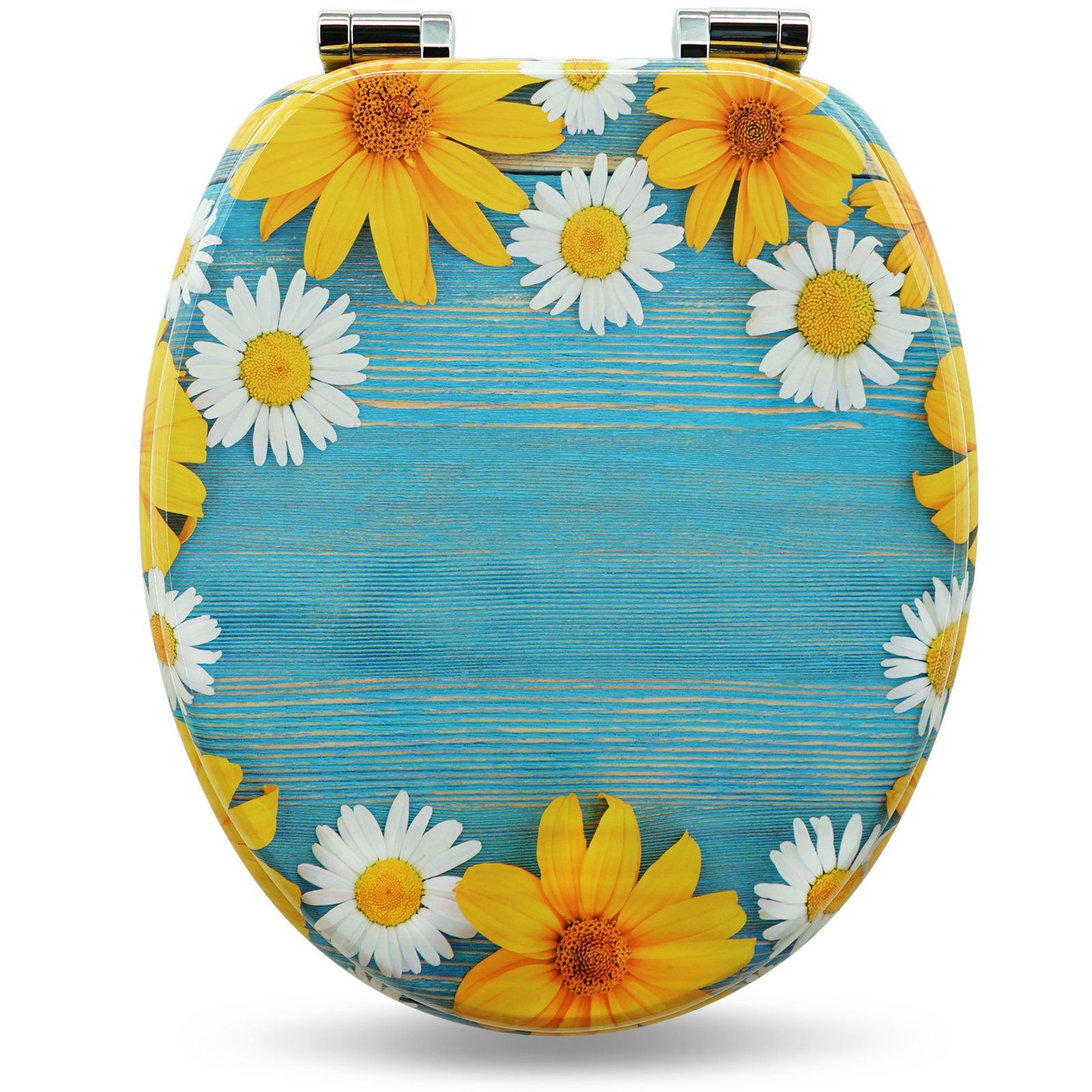 Sanfino WC-Sitz "Daisies" Premium Toilettendeckel mit günstig online kaufen