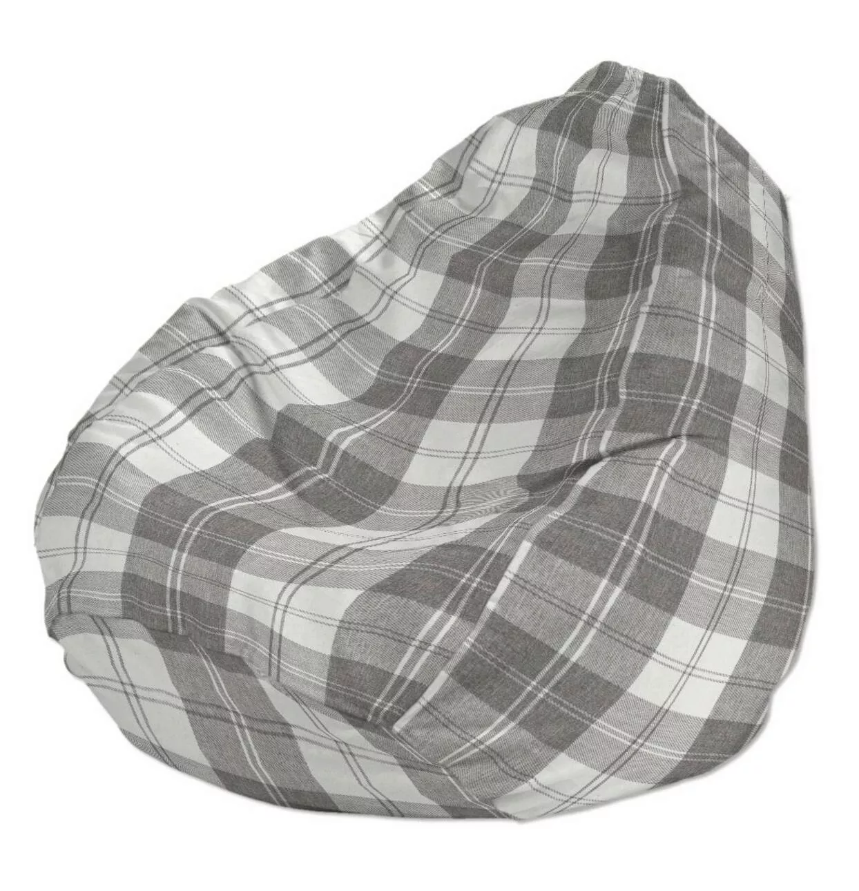 Sitzsack, weiß-grau , Ø50 x 85 cm, Edinburgh (115-79) günstig online kaufen