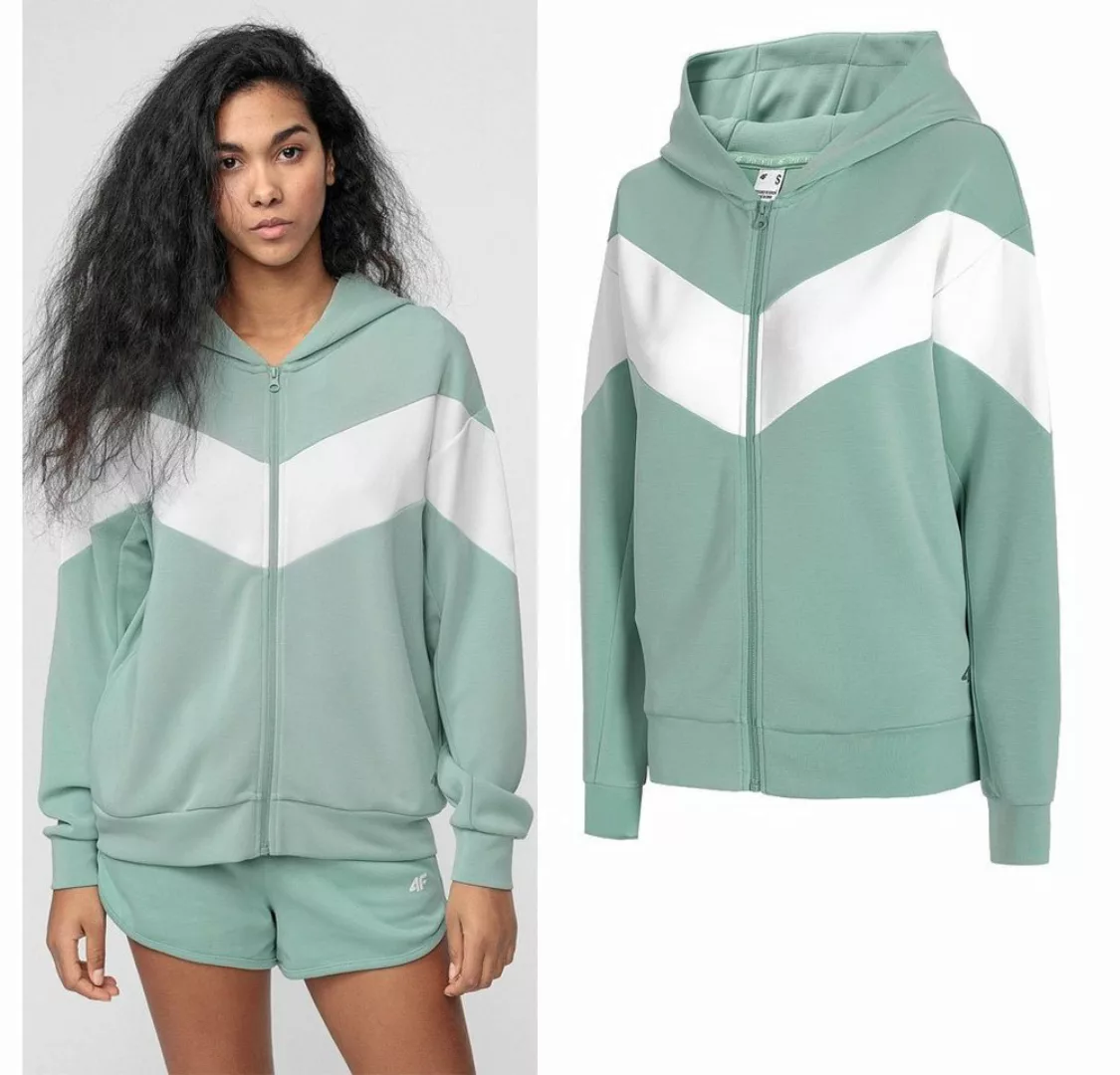 4F Trekkingjacke 4F - Damen Retro Look Sportjacke - minzgrün günstig online kaufen