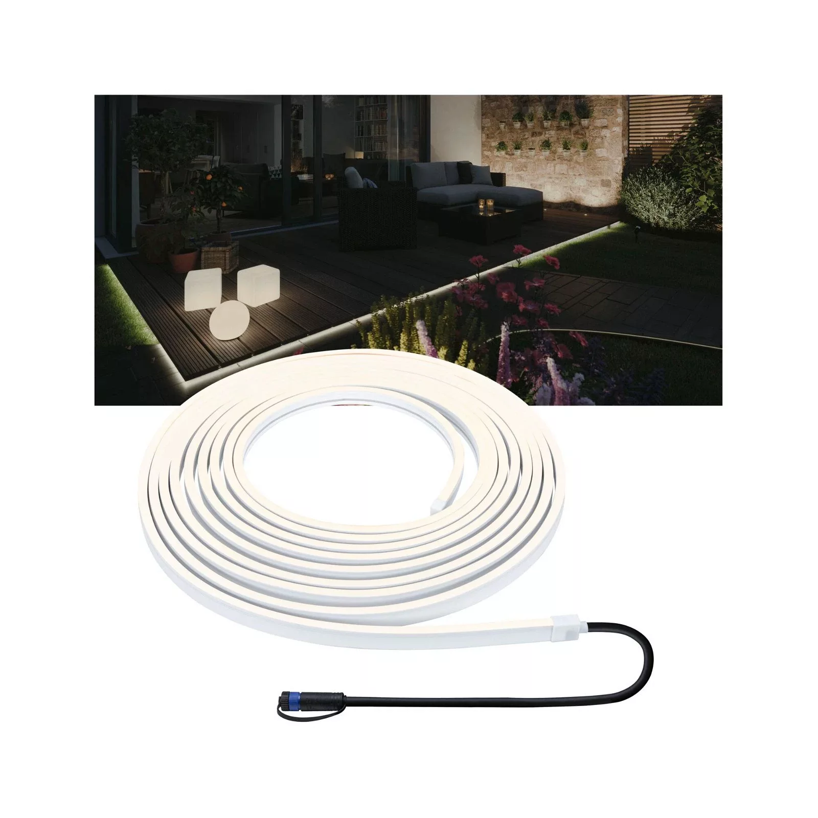 Paulmann LED Gartenstrahler "Plug & Shine Stripe Smooth Einzelstripe IP68 3 günstig online kaufen