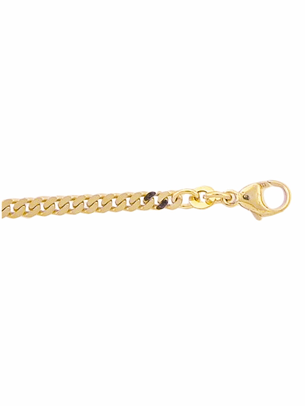 Adelia´s Goldkette "333 Gold Flach Panzer Halskette 45 cm Ø 3,3 mm", Goldsc günstig online kaufen