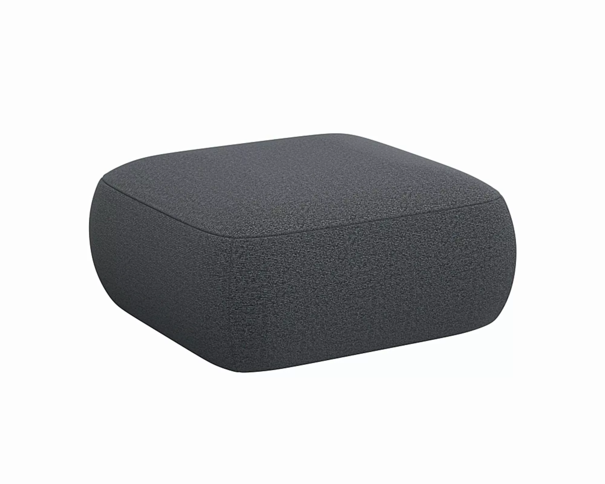 FLEXLUX Pouf »Torino, rund, bodennah, Sitzhocker, Polsterhocker«, Modernes, günstig online kaufen