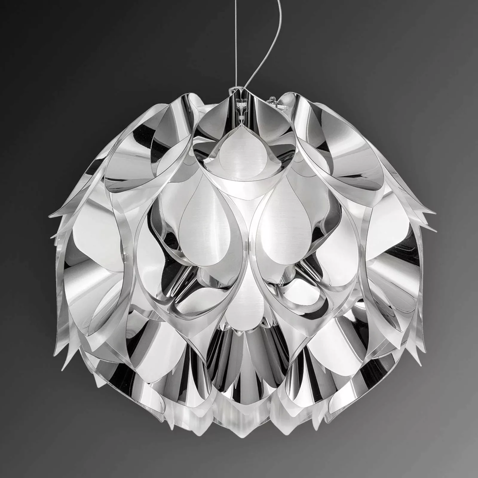 Slamp Flora - Design-Hängeleuchte, silber, 50 cm günstig online kaufen