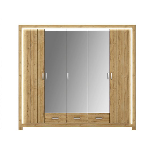 Forestdream Kleiderschrank 244,3 x 220 x 56,2 cm (B/H/T) günstig online kaufen