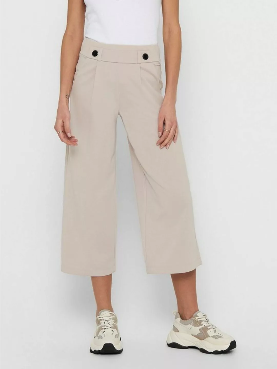 JACQUELINE de YONG Stoffhose Hose Wide Fit Ankle Pants Flare Culotte Croppe günstig online kaufen