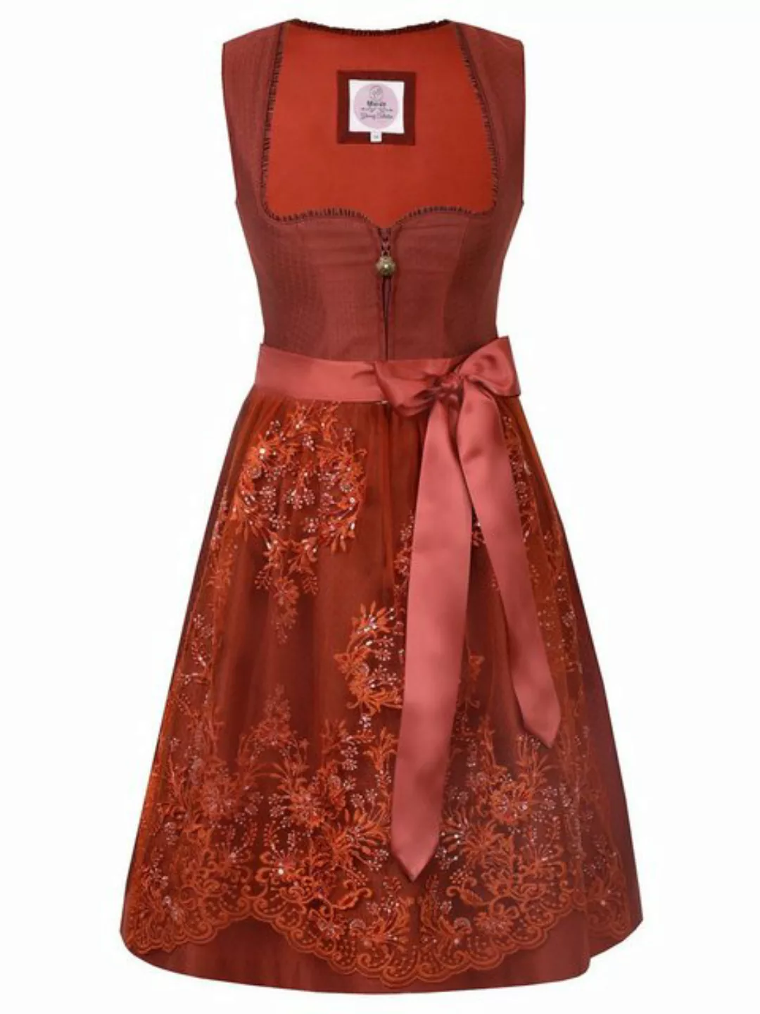 MarJo Trachtenkleid Mini Dirndl 2tlg. 58 cm THIERSHEIM siena günstig online kaufen