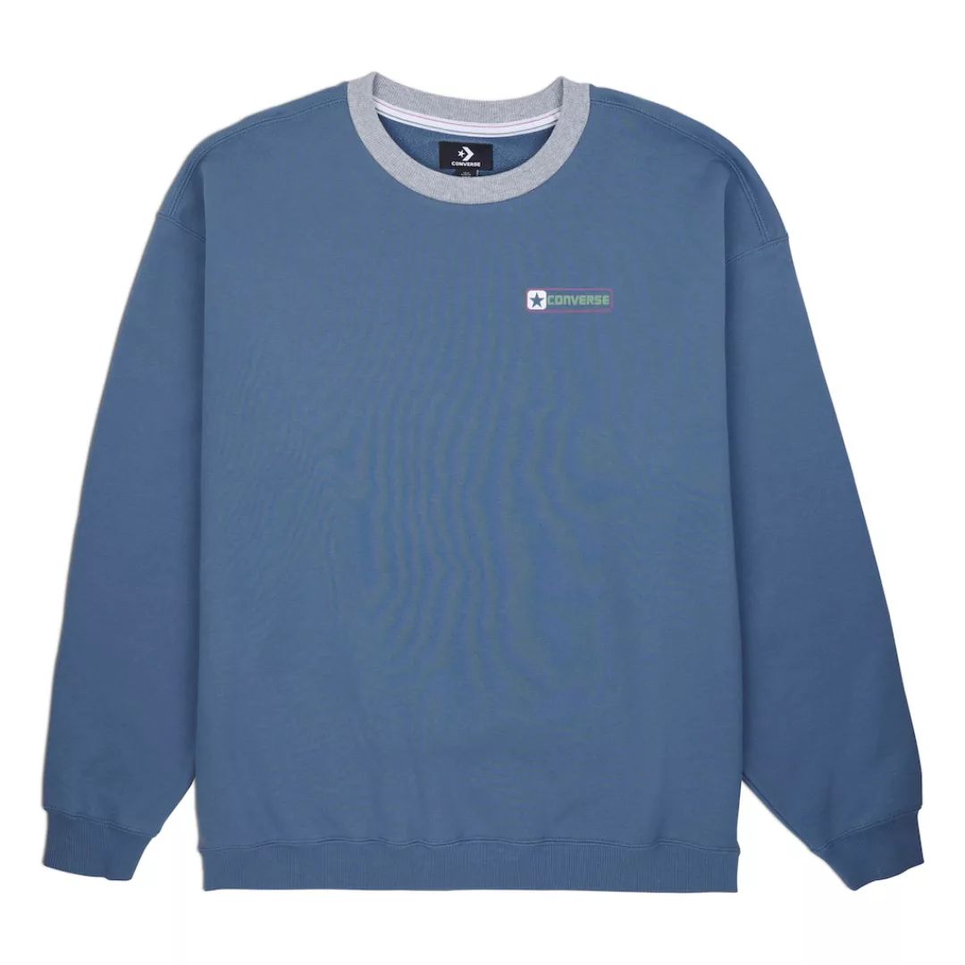 Converse Sweater "CONVERSE BOX STAR RINGER CREW - LAKESIDE BLUE" günstig online kaufen