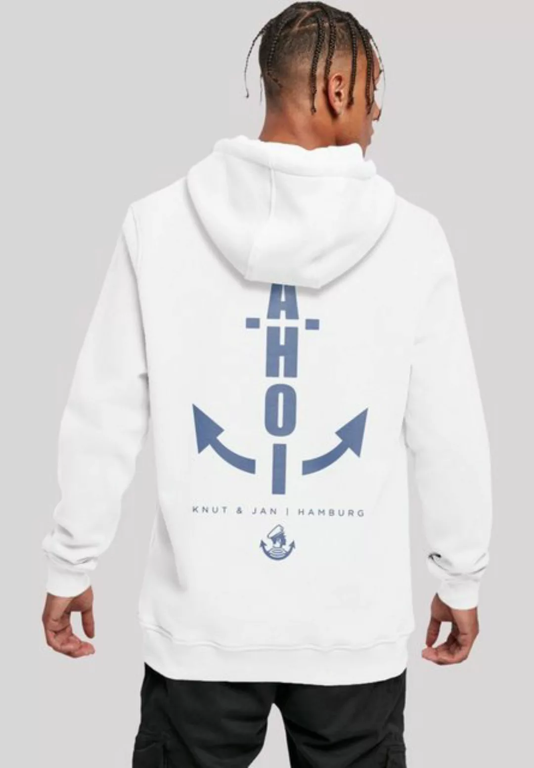 F4NT4STIC Kapuzenpullover AHOI Knut & Jan Hamburg Print günstig online kaufen