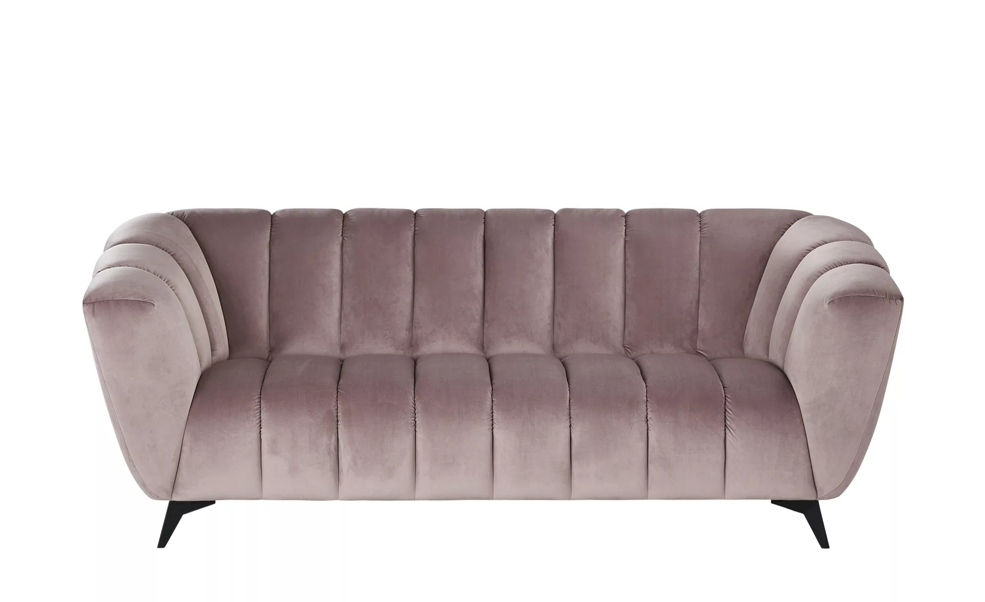 Sofa - rosa/pink - 220 cm - 86 cm - 100 cm - Polstermöbel > Sofas > 3-Sitze günstig online kaufen