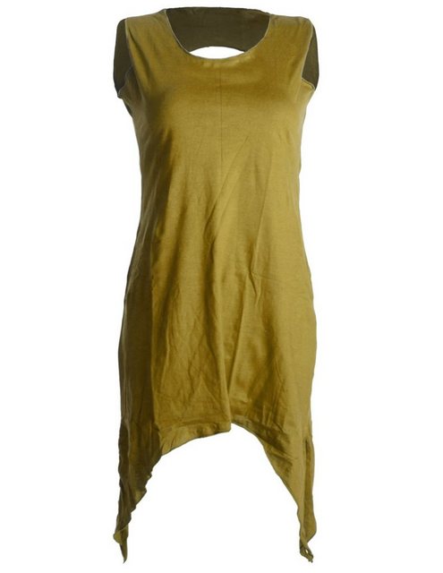 Vishes Zipfelkleid Zipfeliges Elfenkleid mit rundem Rückenausschnitt Boho, günstig online kaufen