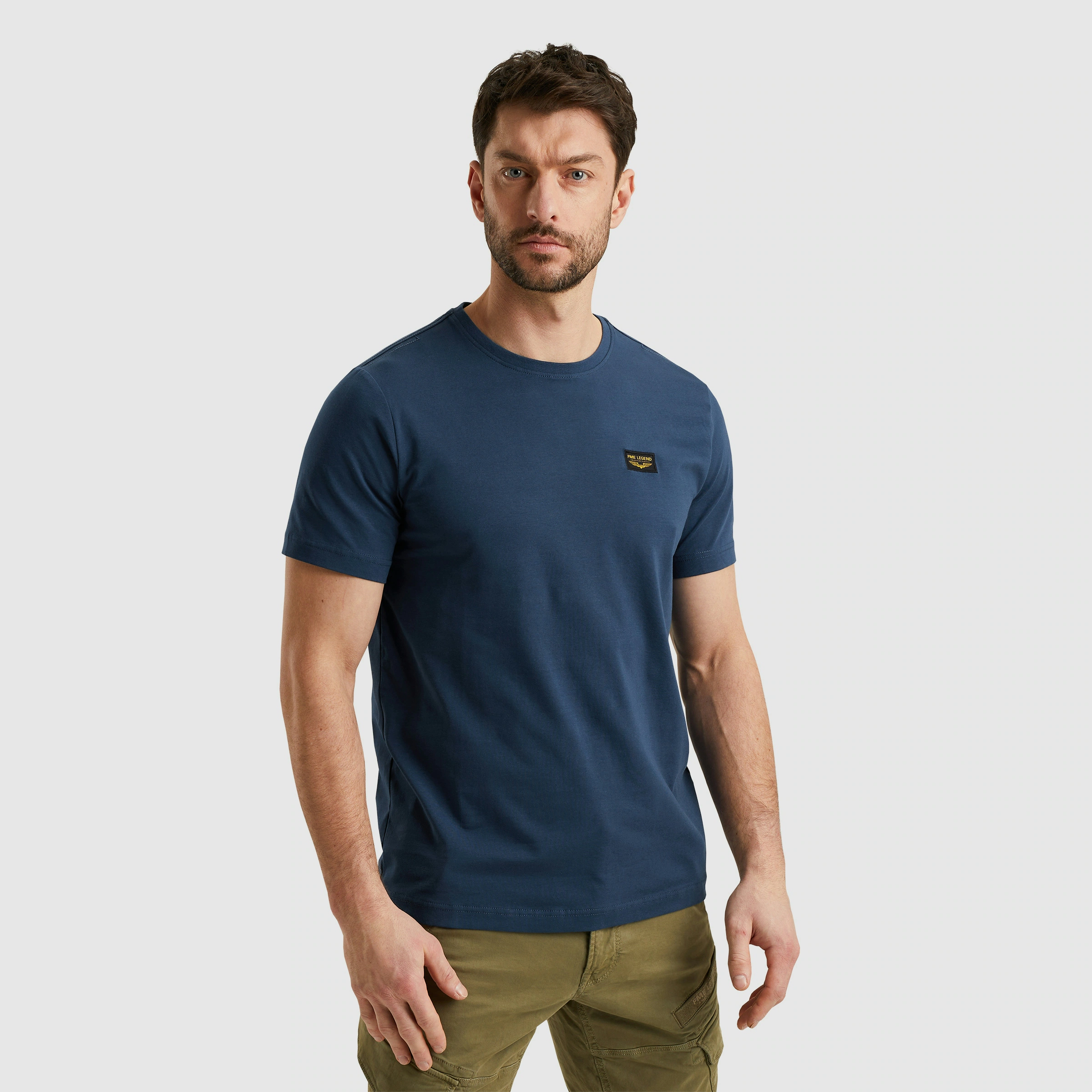 PME Legend Herren Rundhals T-Shirt GUYVER - Regular Fit günstig online kaufen