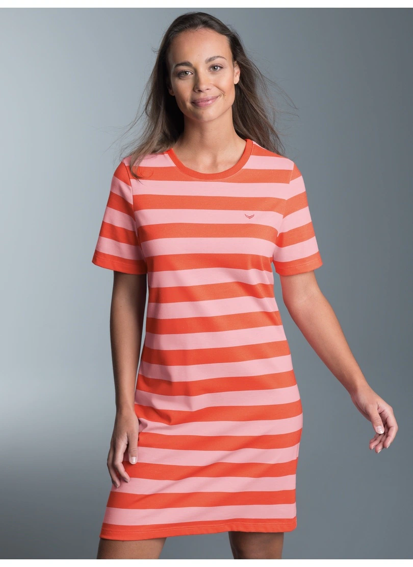 Trigema Jerseykleid "TRIGEMA Heavy Kleid mit Ringelmuster", (1 tlg.) günstig online kaufen