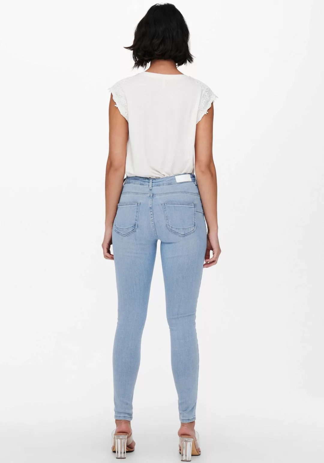 ONLY Skinny-fit-Jeans ONLPOWER MID PUSH UP SK DNM AZG944 NOOS günstig online kaufen