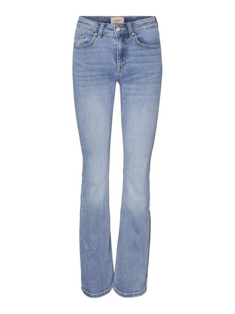 Vero Moda Schlagjeans VMFLASH (1-tlg) Plain/ohne Details günstig online kaufen