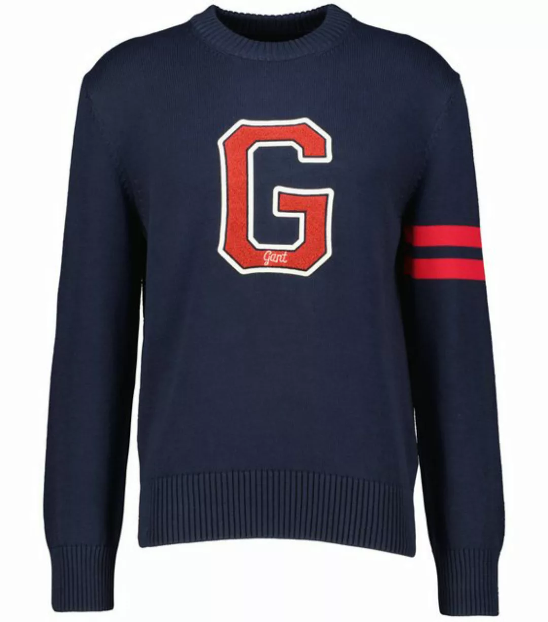 Gant Rundhalspullover SEASONAL G C-NECK mit saisonaler Grafik, G-Badge aus günstig online kaufen