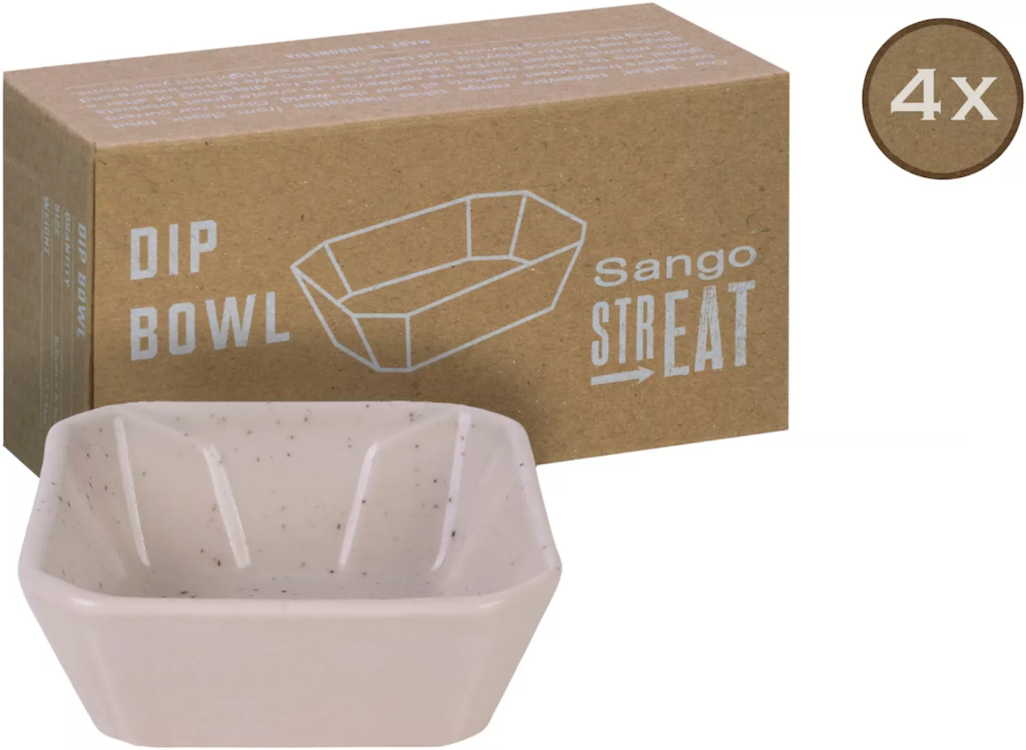 CreaTable Servierset Streat Dip Bowl creme Steinzeug günstig online kaufen