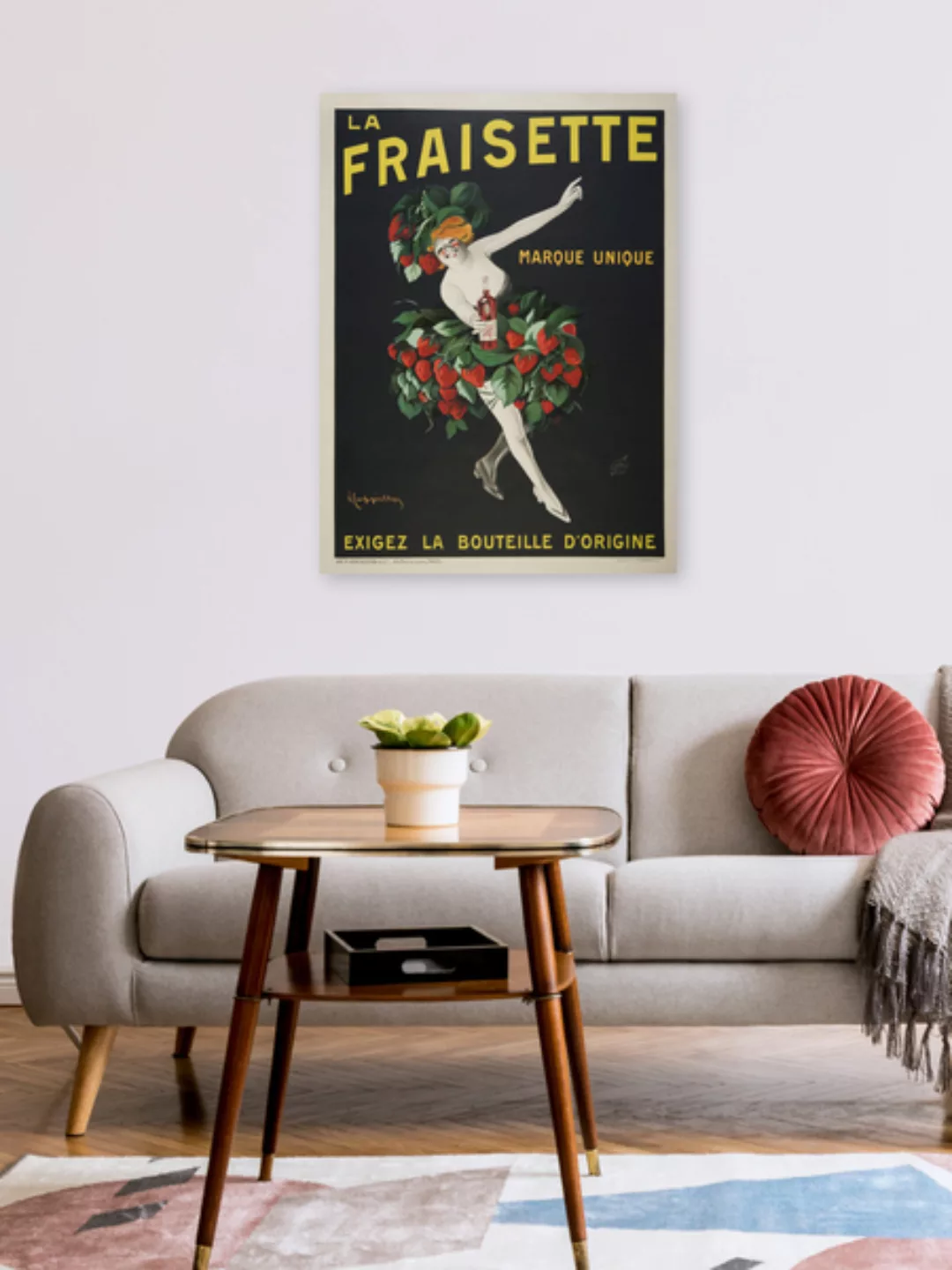 Poster / Leinwandbild - Leonetto Cappiello: La Fraisette günstig online kaufen