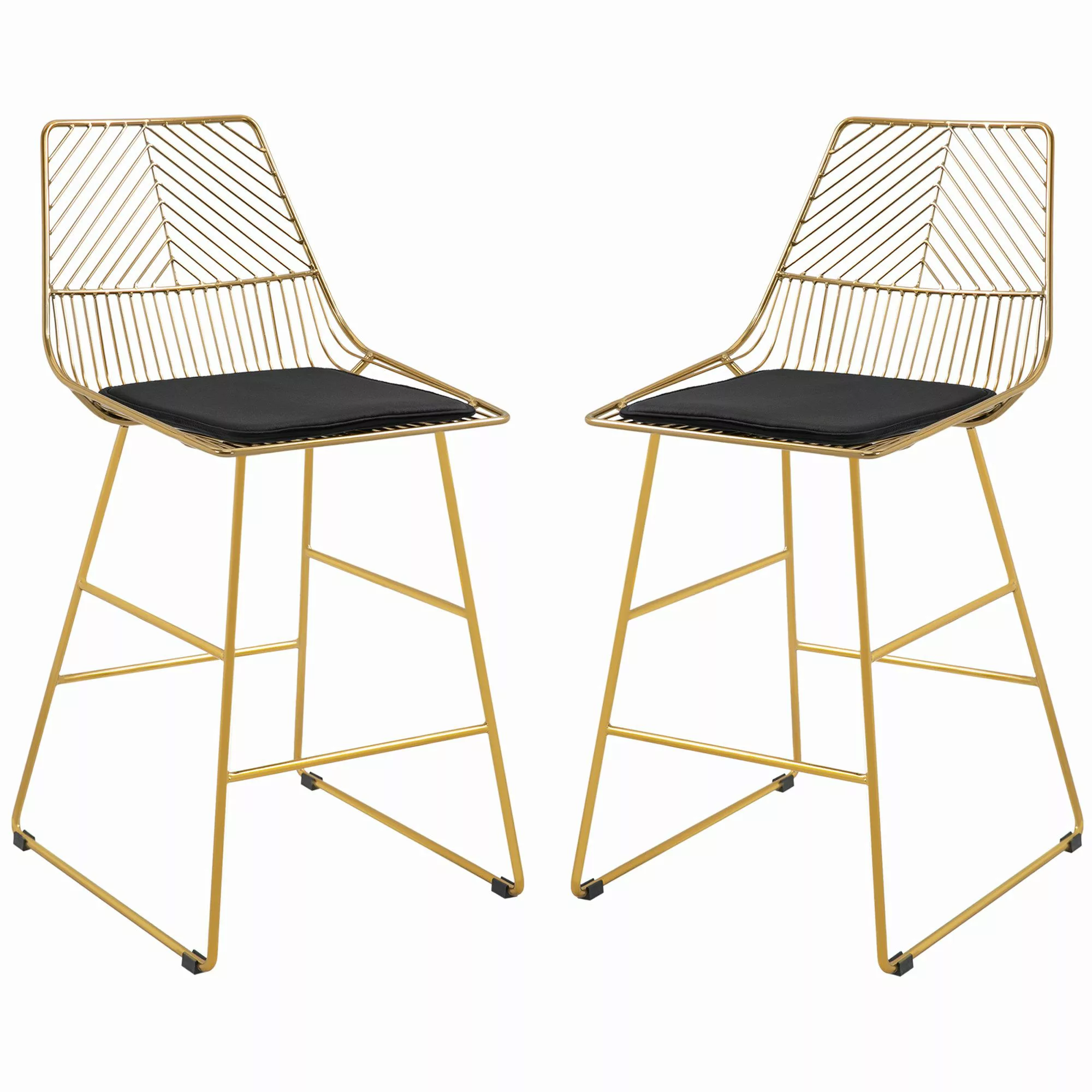 HOMCOM Barhocker Satz von 2 Barhockern, günstig online kaufen