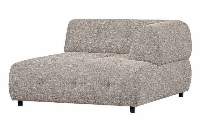 WOOOD Sofa Louis Chaiselongue aus grobmaschigen Stoff Rechts günstig online kaufen