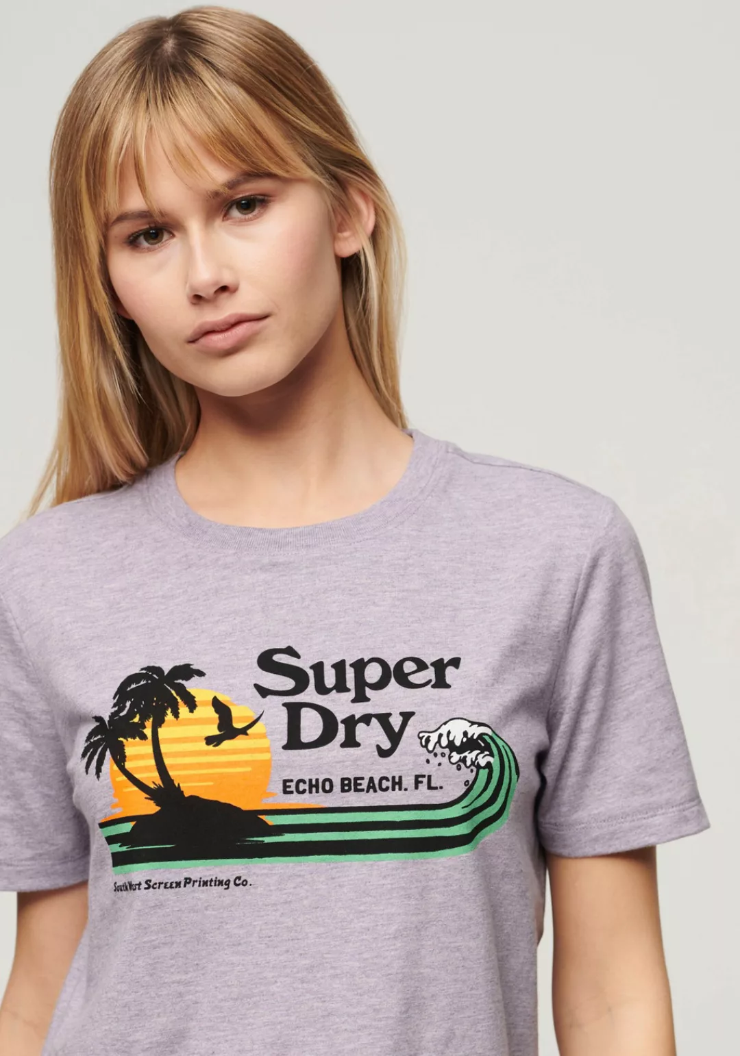 Superdry Print-Shirt "OUTDOOR STRIPE RELAXED T SHIRT" günstig online kaufen