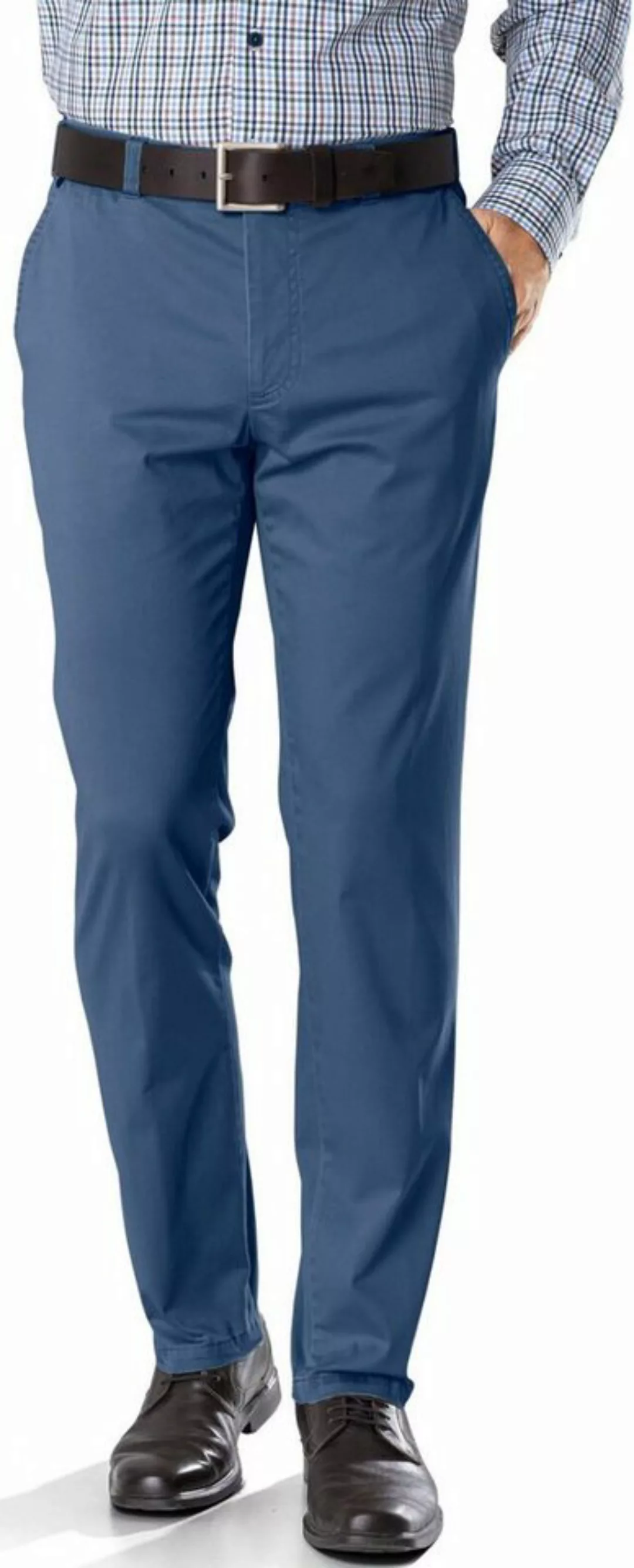 m.e.n.s Stoffhose M.E.N.S. Baumwoll-Stretch-Hose blau günstig online kaufen