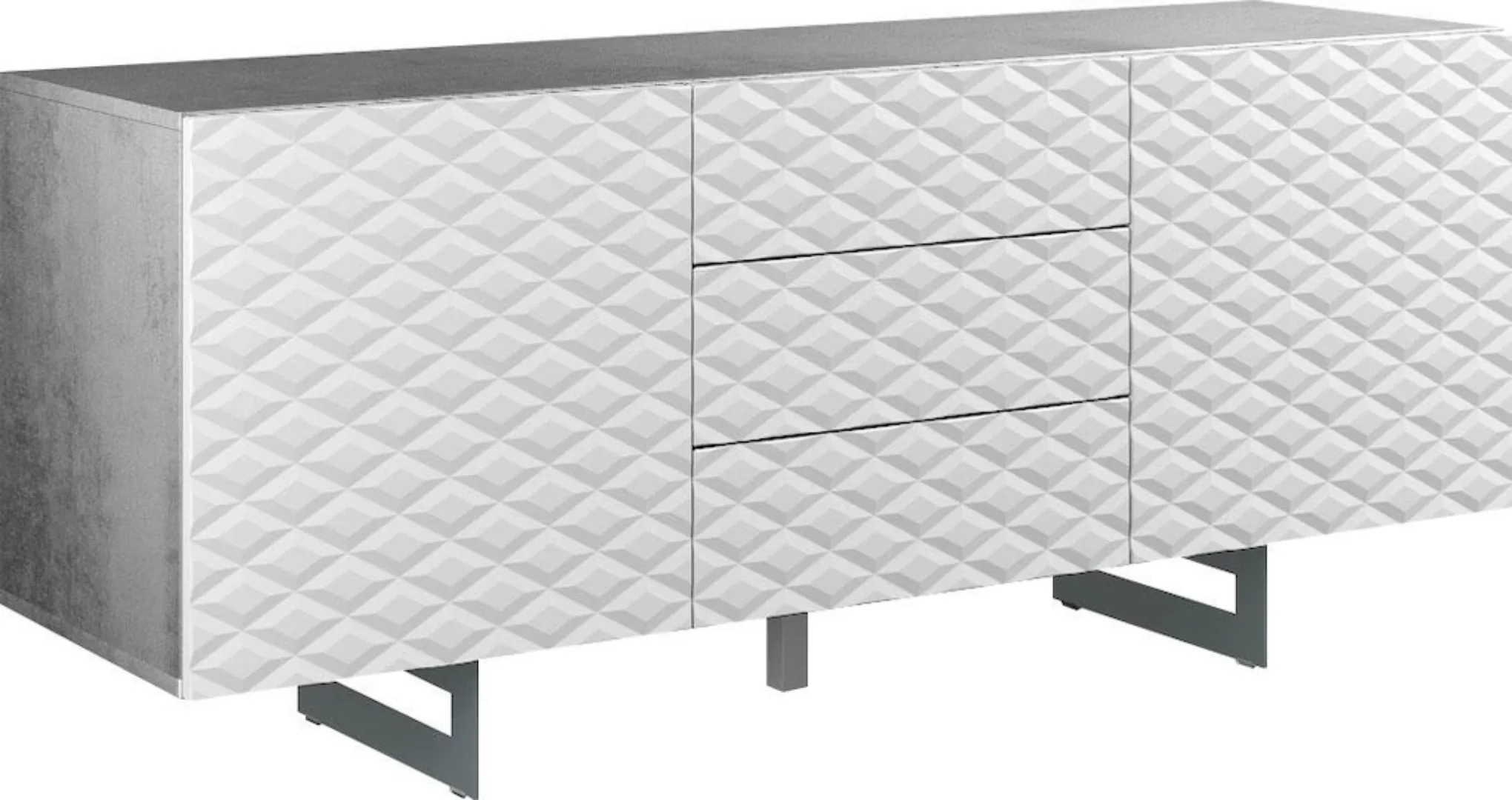 DIVENTA Sideboard "KORFU", Breite 165 cm günstig online kaufen